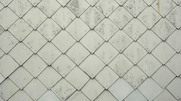 leien met asbest als gevelbekleding